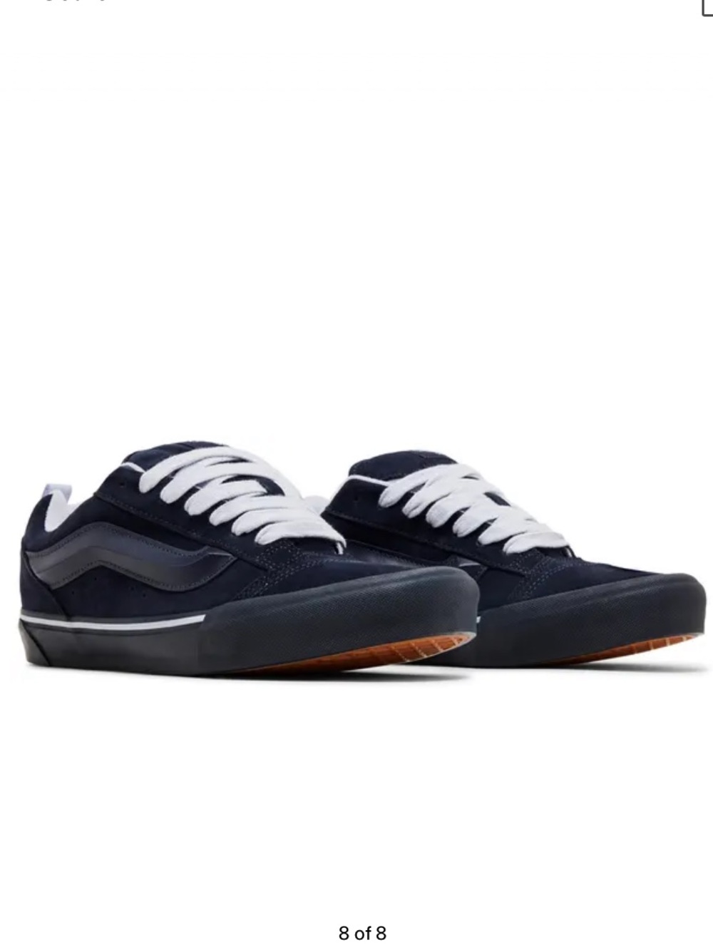 Vans Navy Old Skool Low-Top Sneakers with White Laces